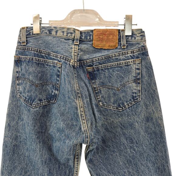 Vintage Levi's 501 XX Jeans Mens 32x31 Acid Wash Cotton USA 80's Grunge Rock - Picture 4 of 14